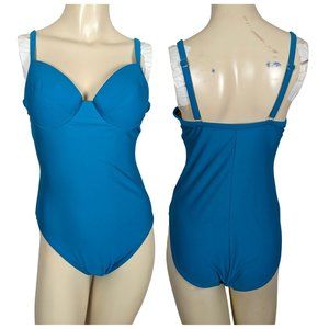 Sun Streak by Newport News one piece Swimsuit Vintage Size‎ 10